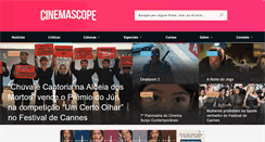 Desktop Screenshot of cinemascope.com.br